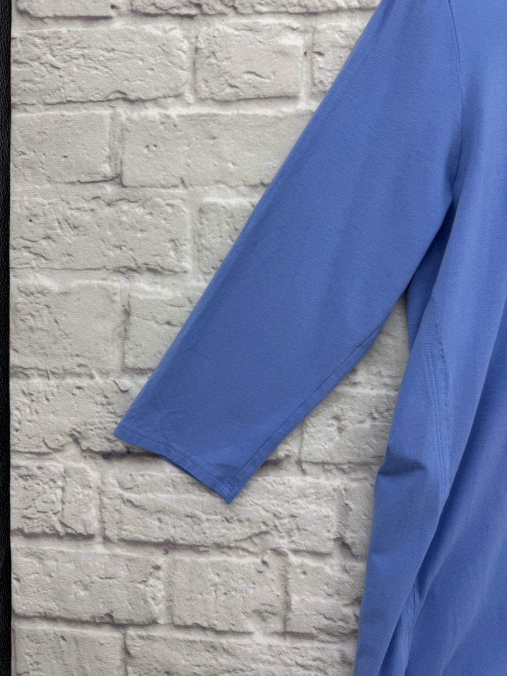 J. Jill Luxe Supima A-Line Tunic Top Forward Seam Tee Top Size Medium - Picture 4 of 12